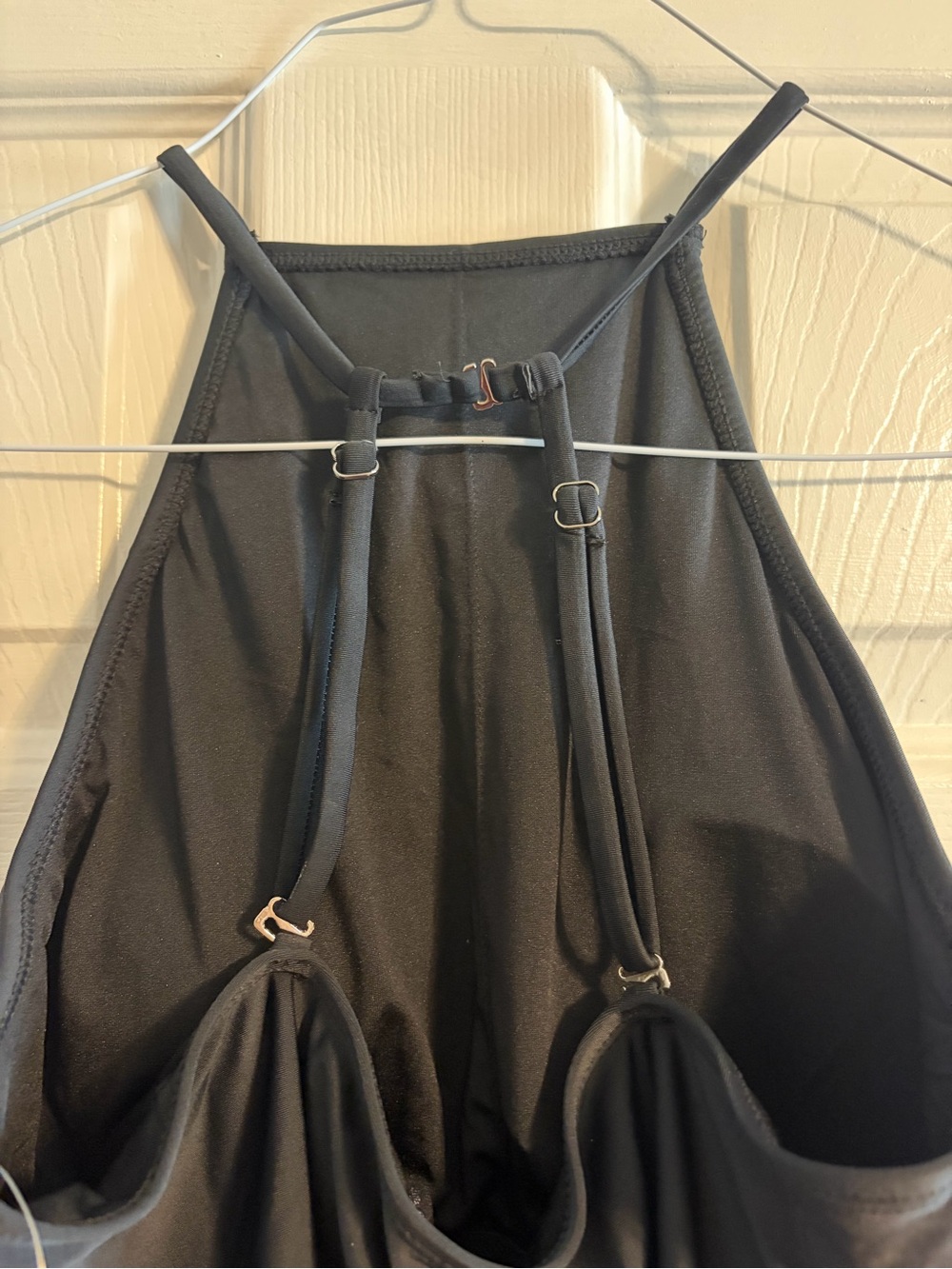 Hapari Black High Neck Strappy Tankini Top Women’s Size M Modest Swimwear NWT - Picture 6 of 10